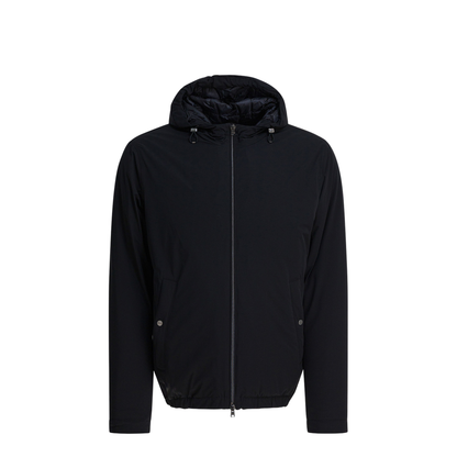 Short Down Jacket With Hood - Image 1