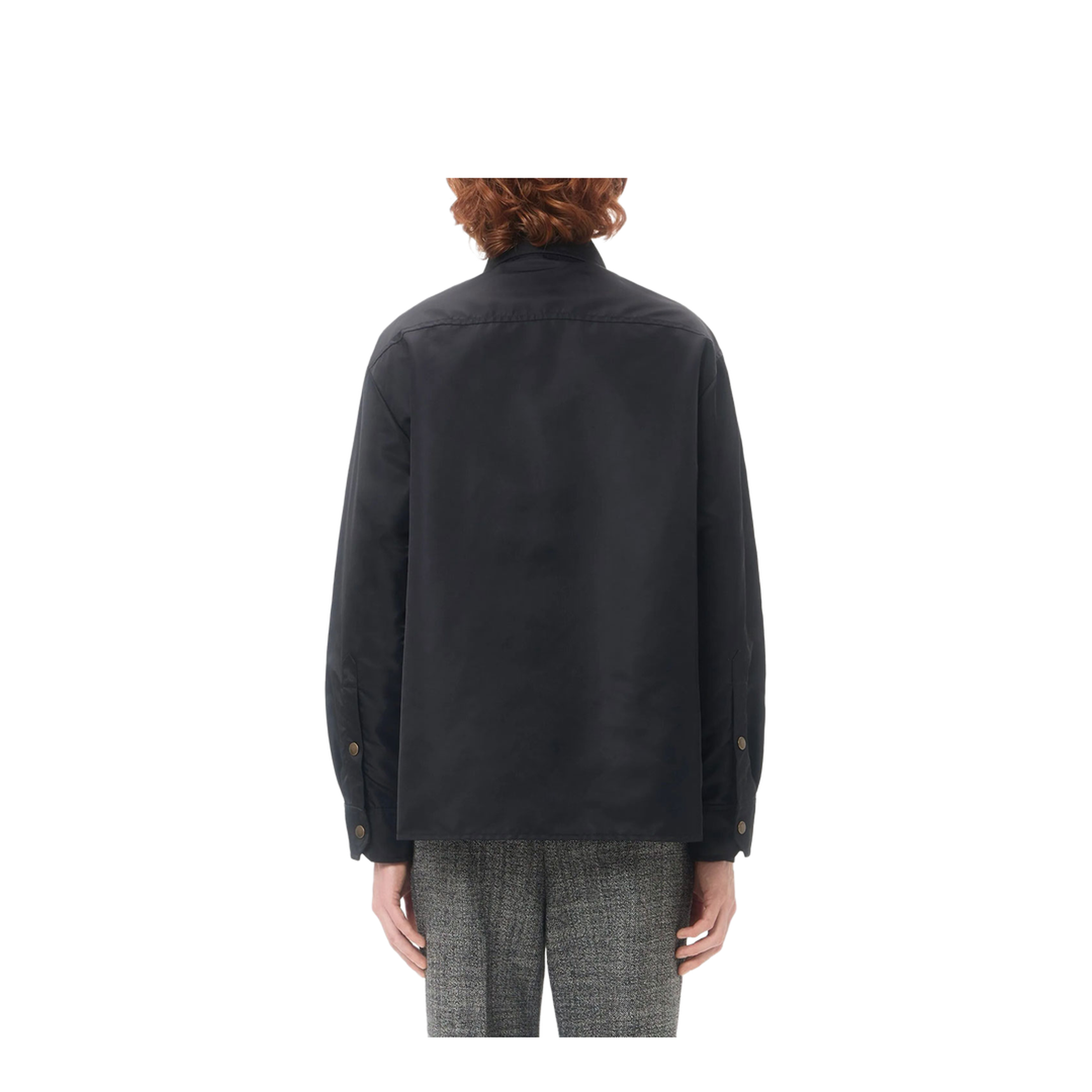 Nylon Shirt Jacket with Vgold - Image 4