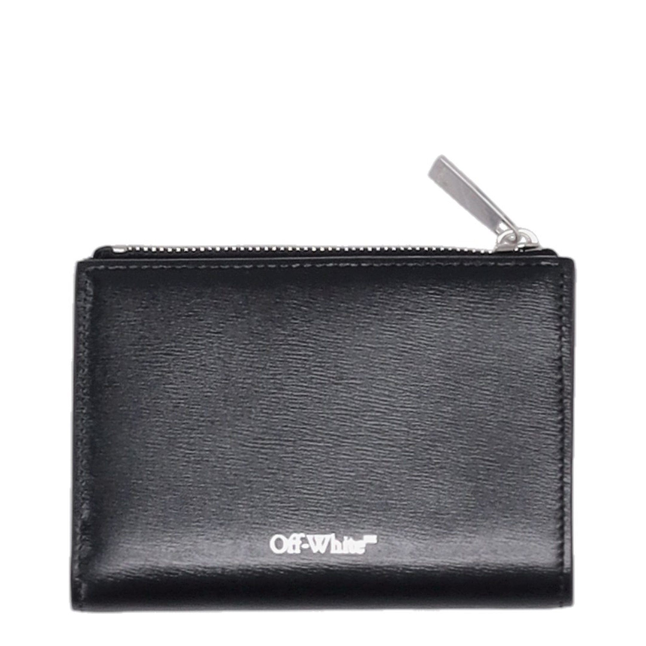 Jitney Zipped Bifold Quote Black - White - Image 2