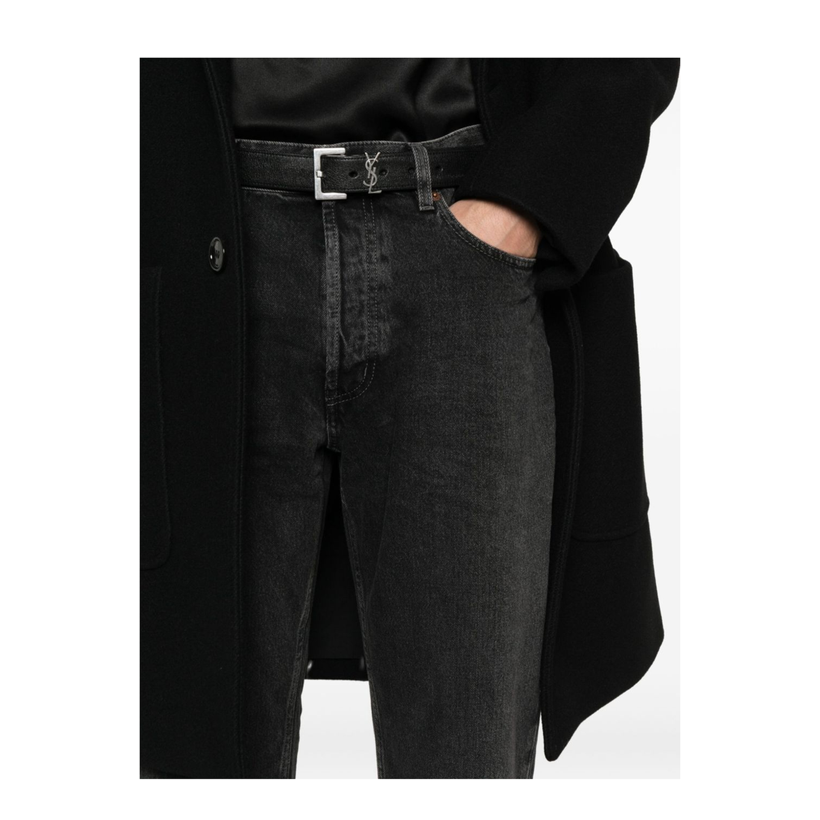 Mick Long Jeans in Westwood Black Denim - Image 4