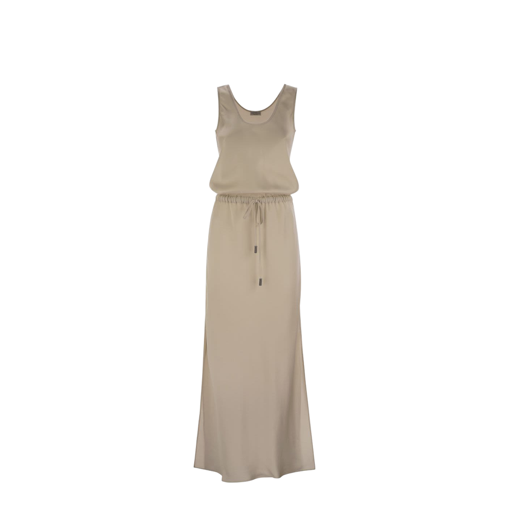 Fluid Satin Cady Twill Dress - Image 1