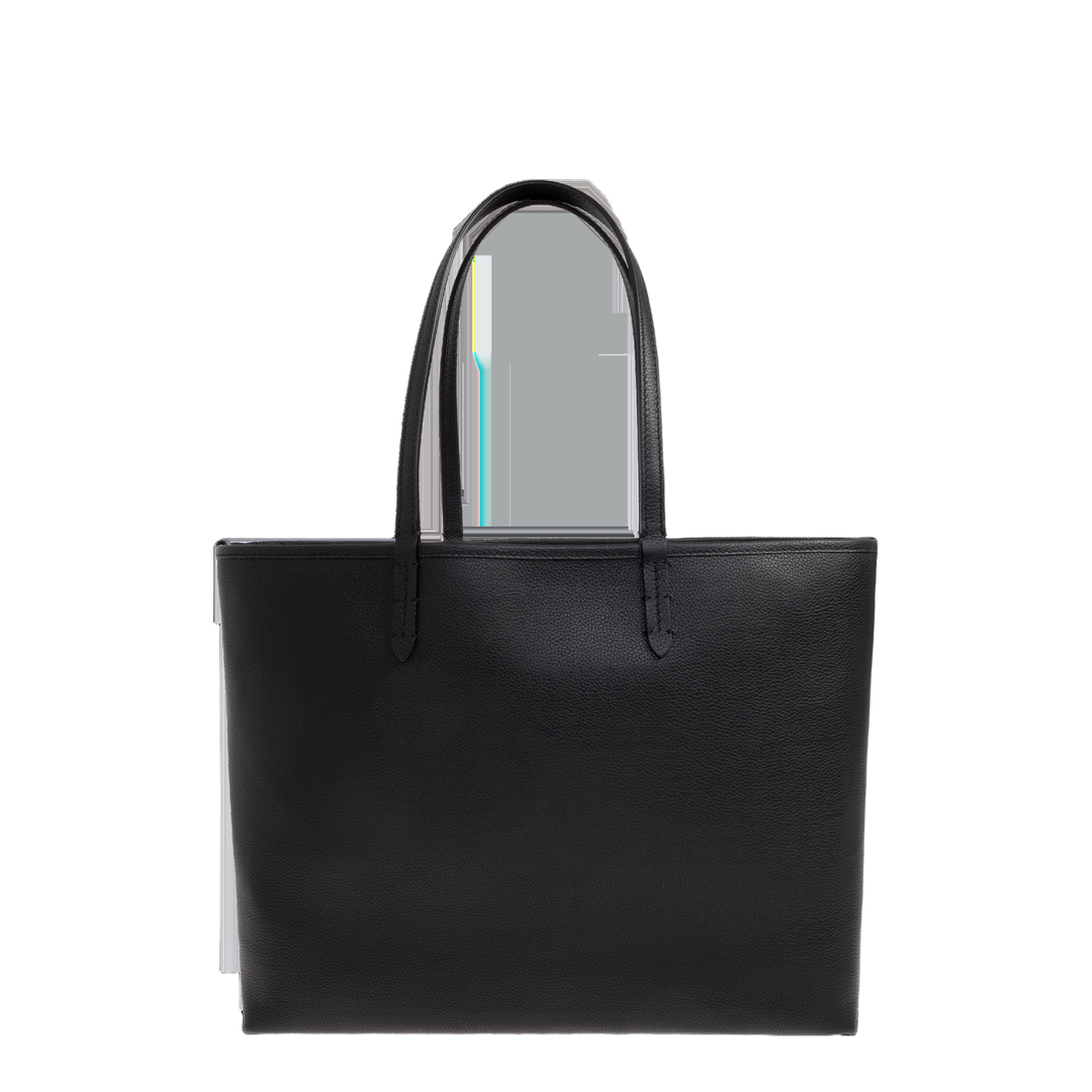 Bloomsbury Medium Calfskin Tote Bag - Black/Calico Beige - Image 3