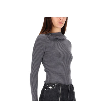 Ribbed Wool Sweater - Image 4
