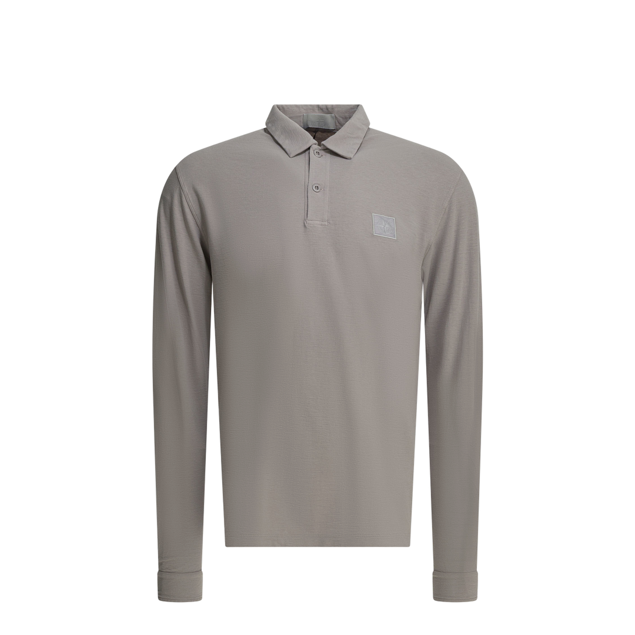 Polo Shirt with Buttons and Logo - Image 1