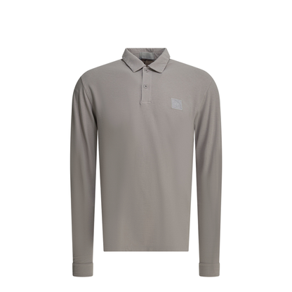 Polo Shirt with Buttons and Logo - Image 1