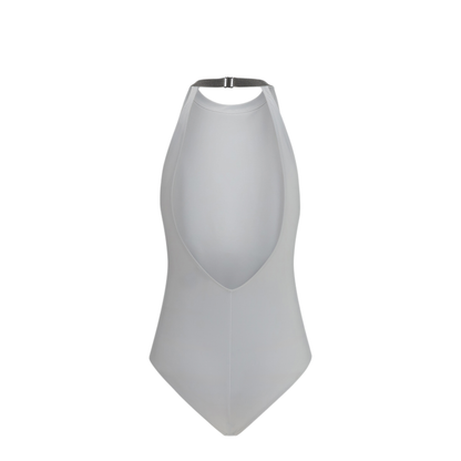 One Piece Swimsuit With Monili Embellishment - Image 2
