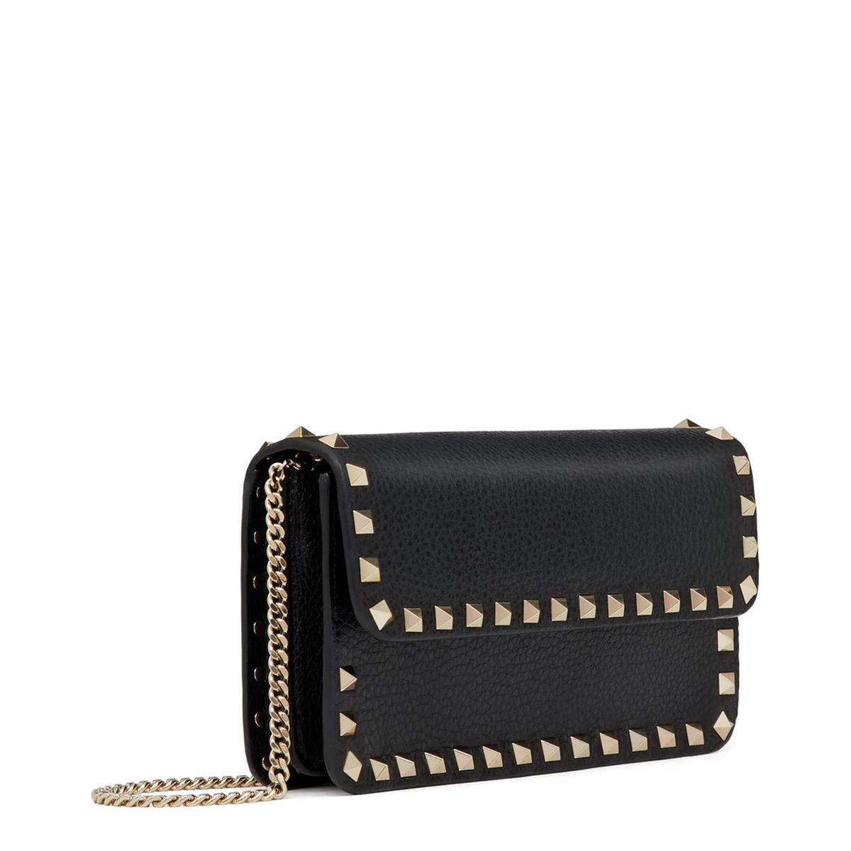 Pouch With Black Rockstud Chain - Image 4
