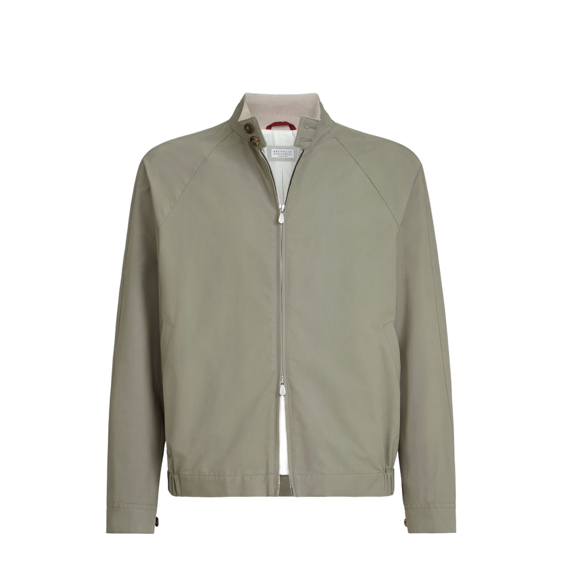Technical Cotton Full-Zip Jacket - Image 1