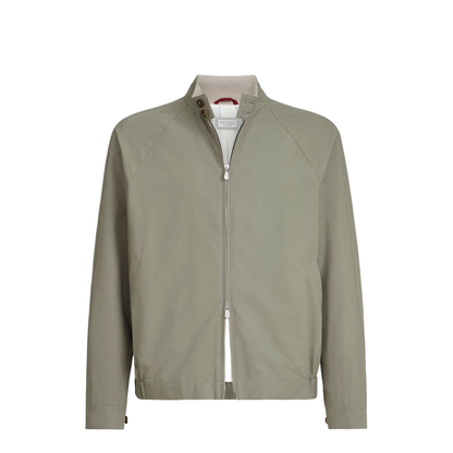Technical Cotton Full-Zip Jacket - Image 1