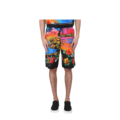 Bermuda Shorts with Sunset Print - Image 1