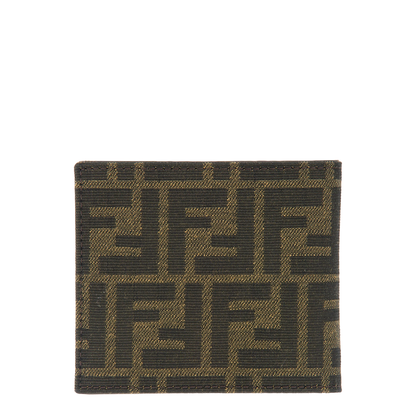 FF Jacquard Bi-Fold Wallet - Marrone - Image 8