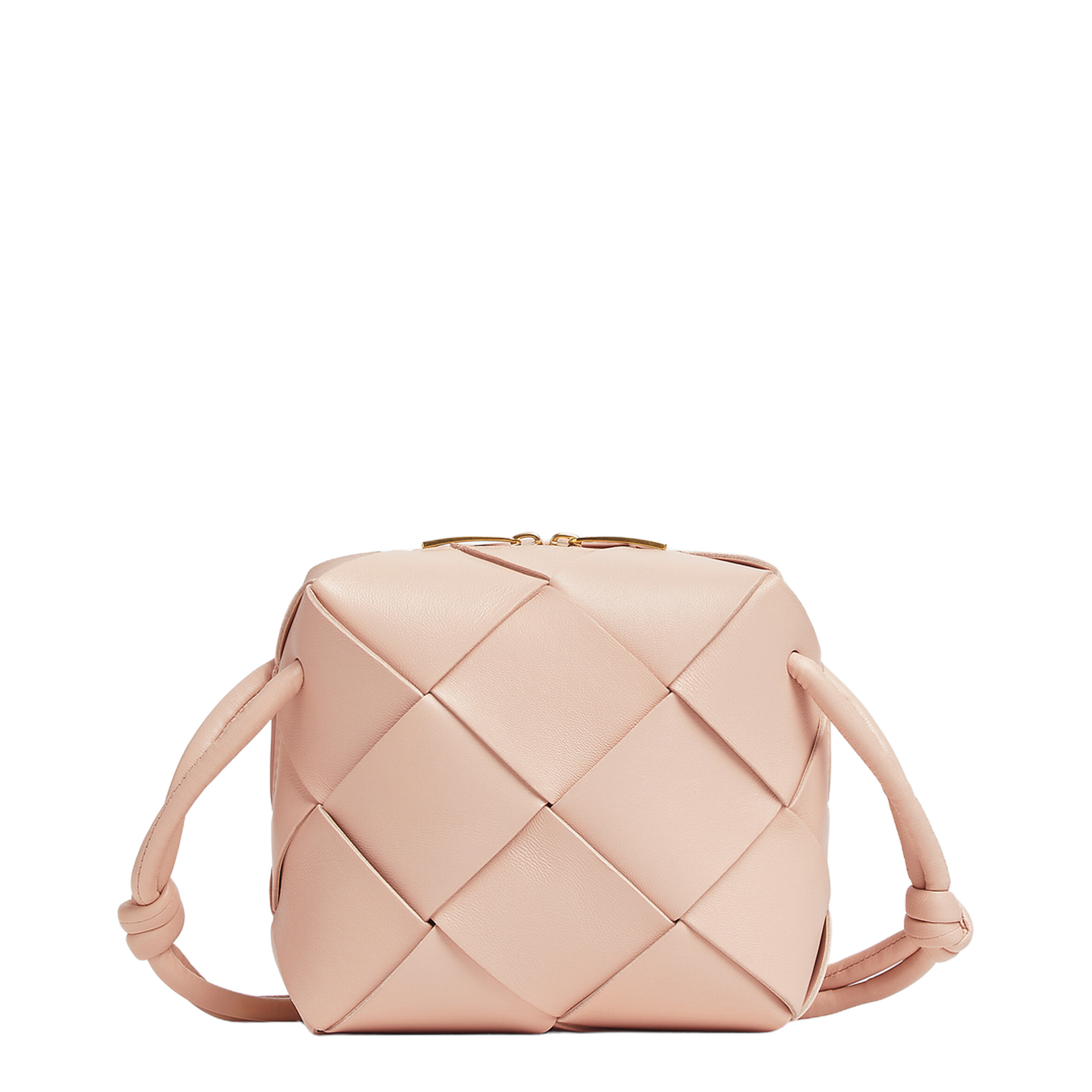 Cassette Mini Leather Shoulder Bags - Pink - Image 3