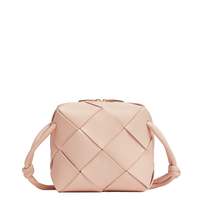 Cassette Mini Leather Shoulder Bags - Pink - Image 3