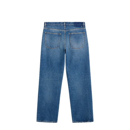 Blue Medium Wash Loose Jeans - Image 2