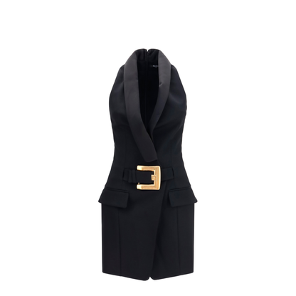 Grain de Poudre Belted Dress - Image 1
