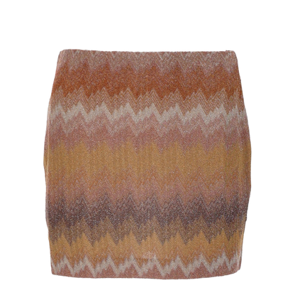 Snake Pattern Mini Skirt - Image 1