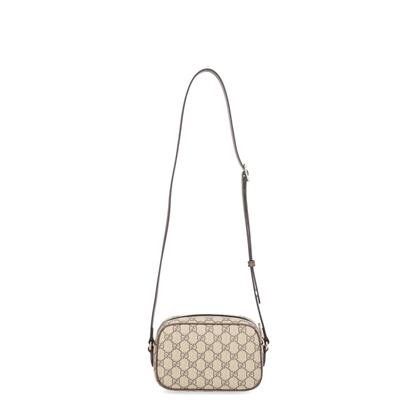 Ophidia Small Camera Bag in Beige and Brown GG Fabric - Image 3