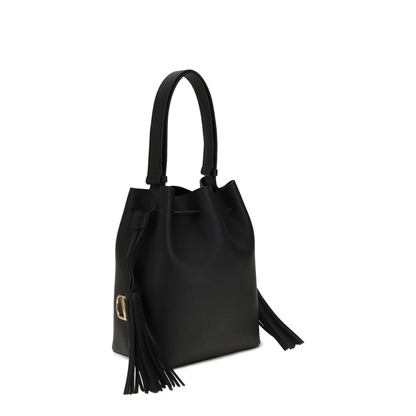 Vlogo Signature Bucket Bag Leather Black - Image 2