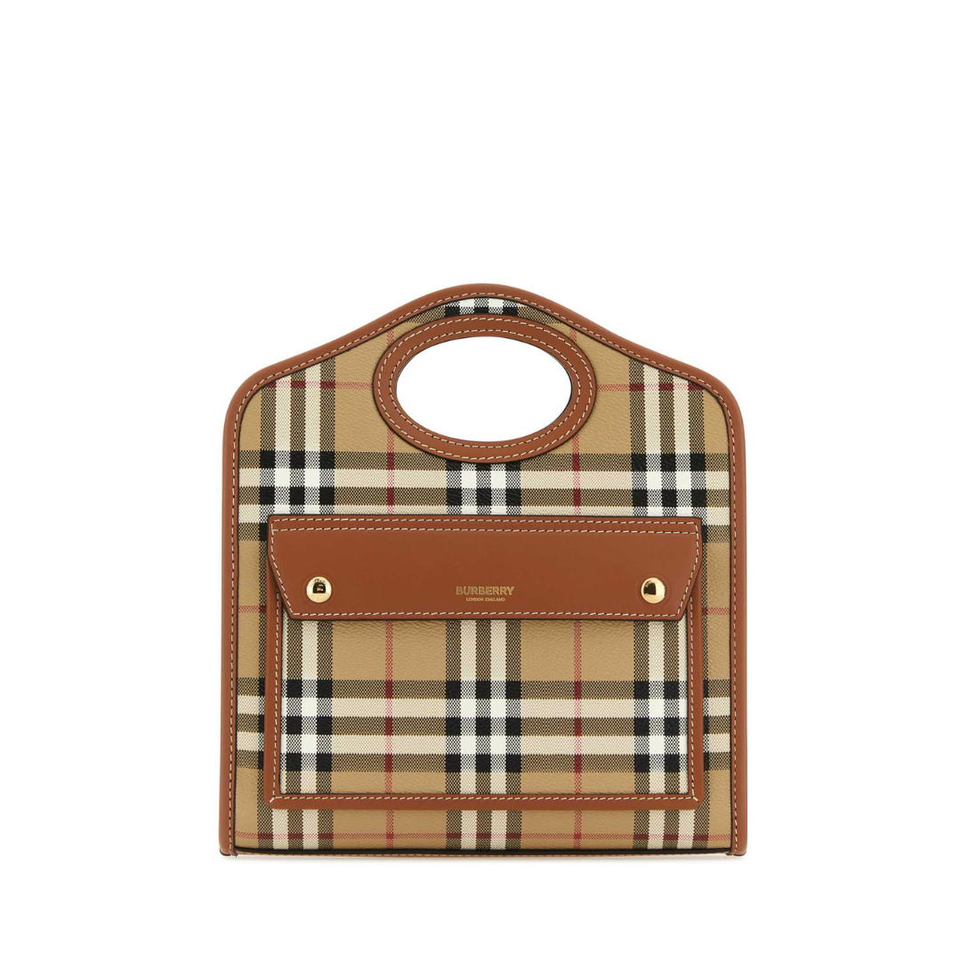 Pocket Tote Bag, Gold hardware - Image 1