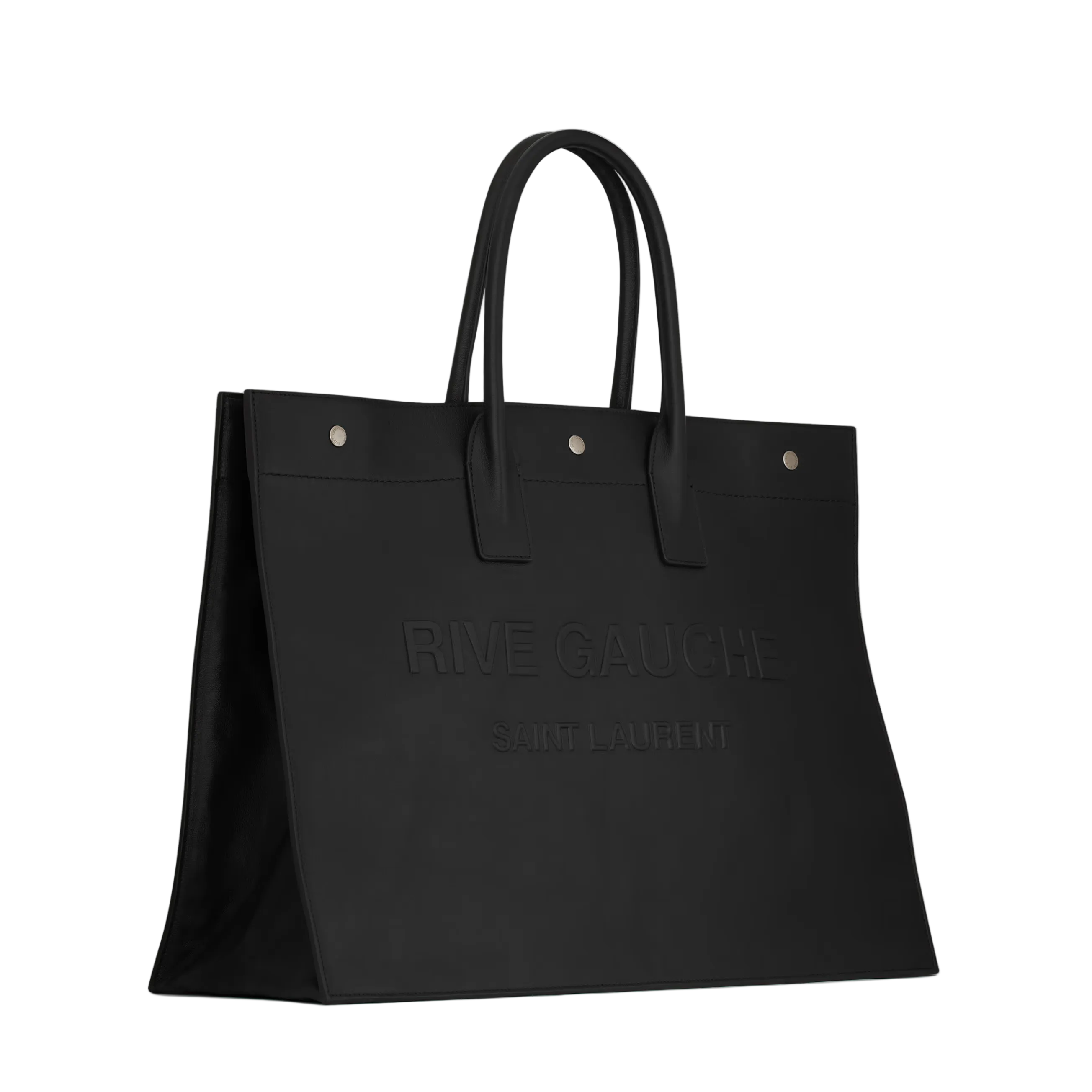 Rive Gauche Large Tote Bag In Smooth Leather