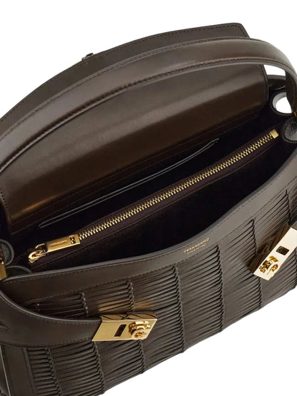 Hug Soft Medium Calfskin Tote Bag - Moro (Dark Brown) - Image 5