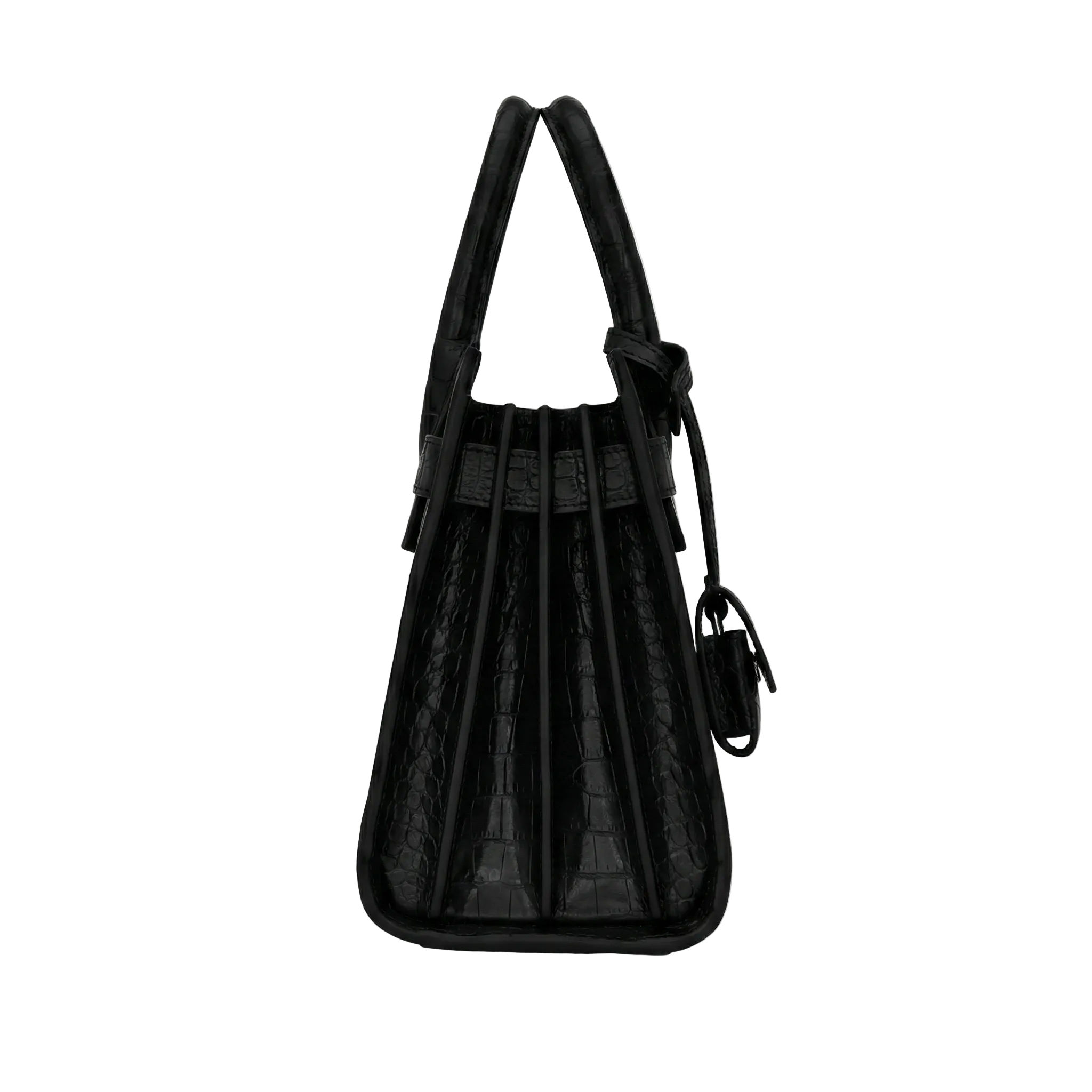 Sac De Jour Nano Leather Handbag- Black - Image 3