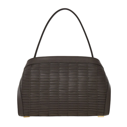 Hug Soft Medium Calfskin Tote Bag - Moro (Dark Brown) - Image 2