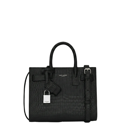 Sac De Jour Nano Leather Handbag- Black - Image 1