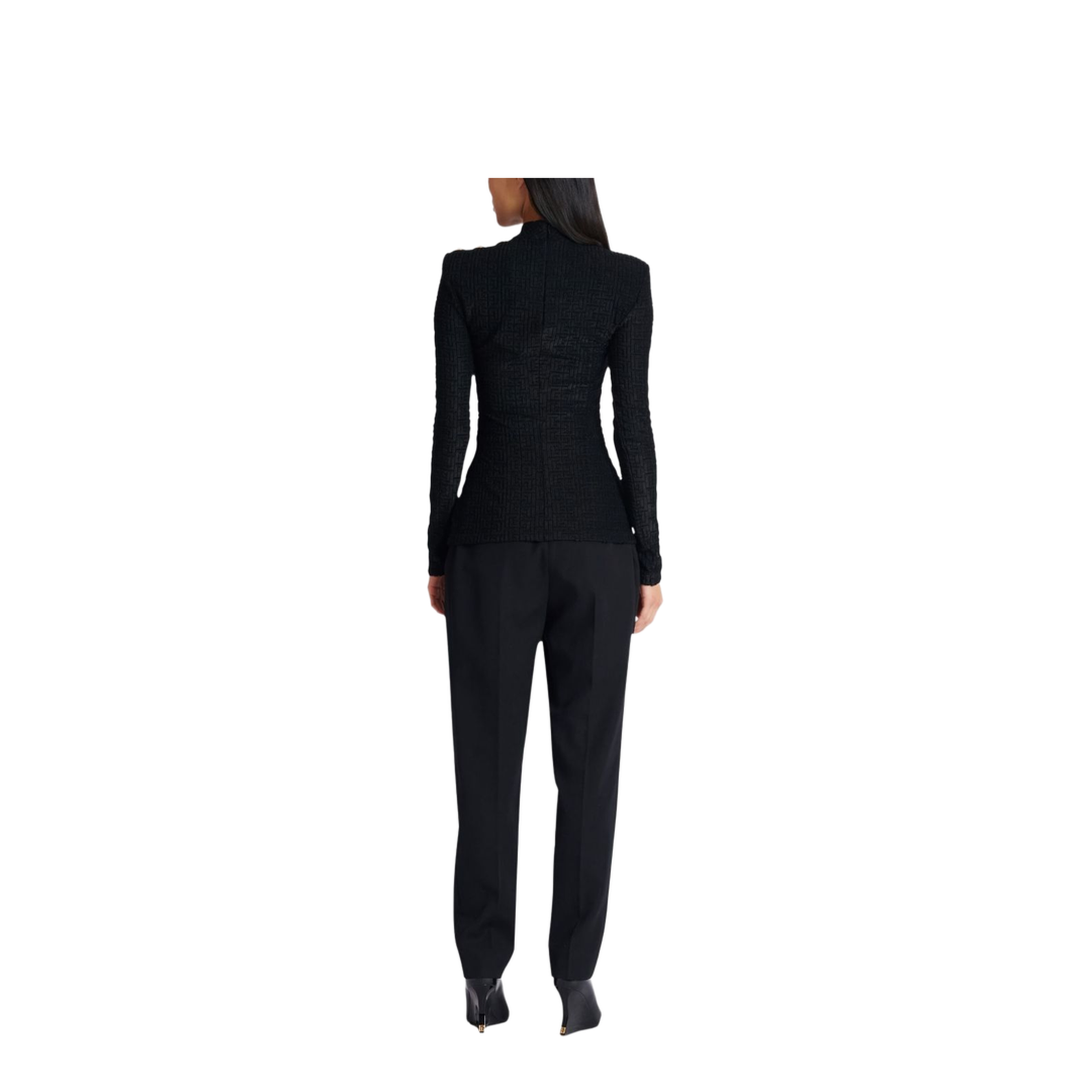Knitted Sweater Black - Image 3