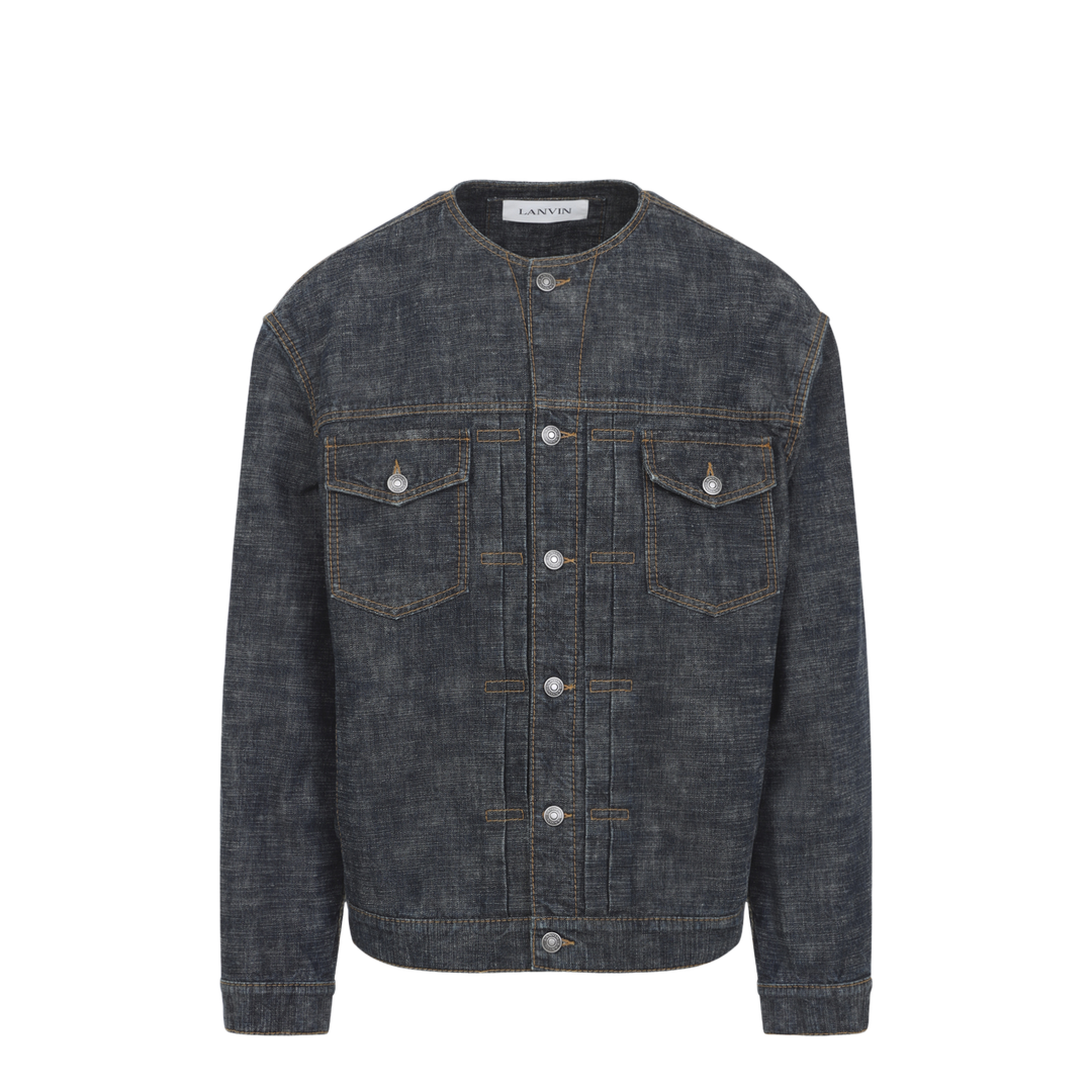 Collarless Jacket - Image 2