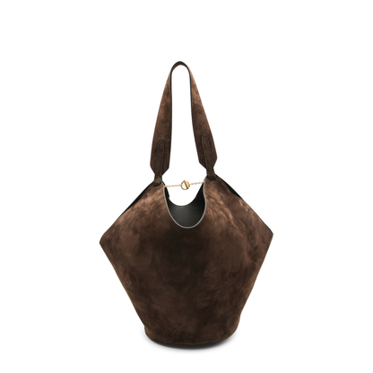 Lotus Small Suede Tote - Cedar - Image 5