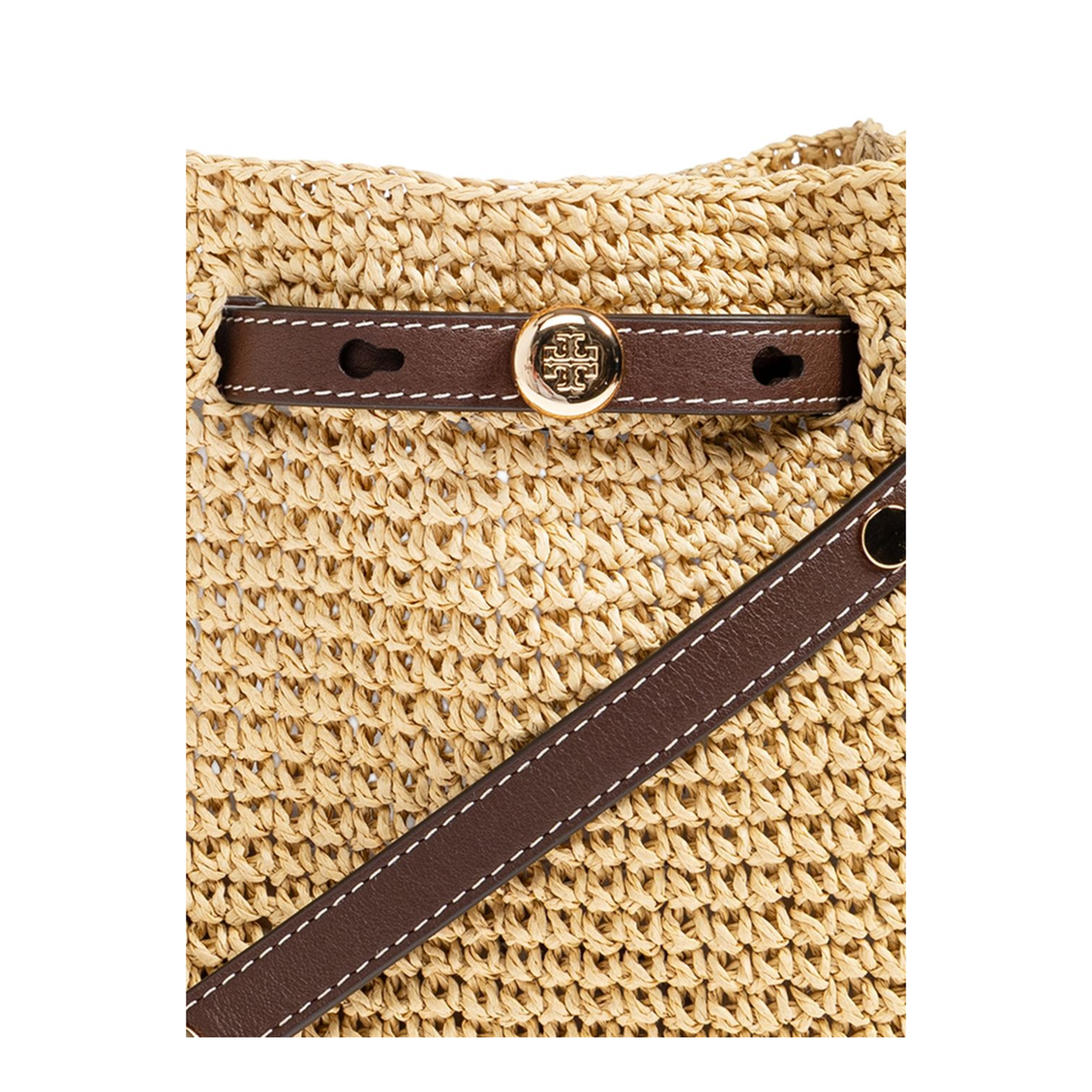 Romy Woven Bucket Bag - Natural - Image 3
