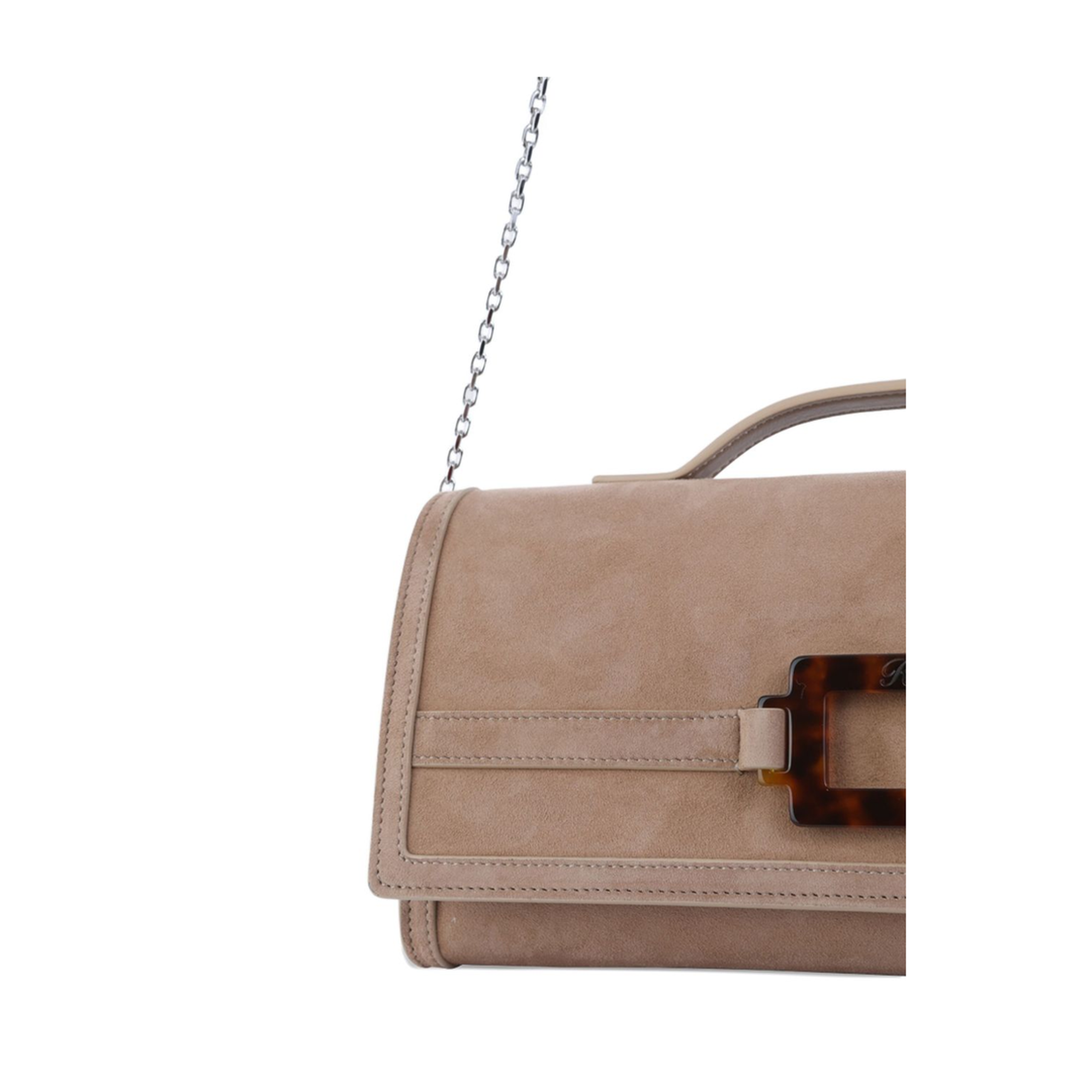Suede Leather Clutch Bag - Image 3