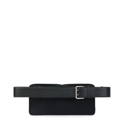 Canvas Belt Bag - Black - Image 3