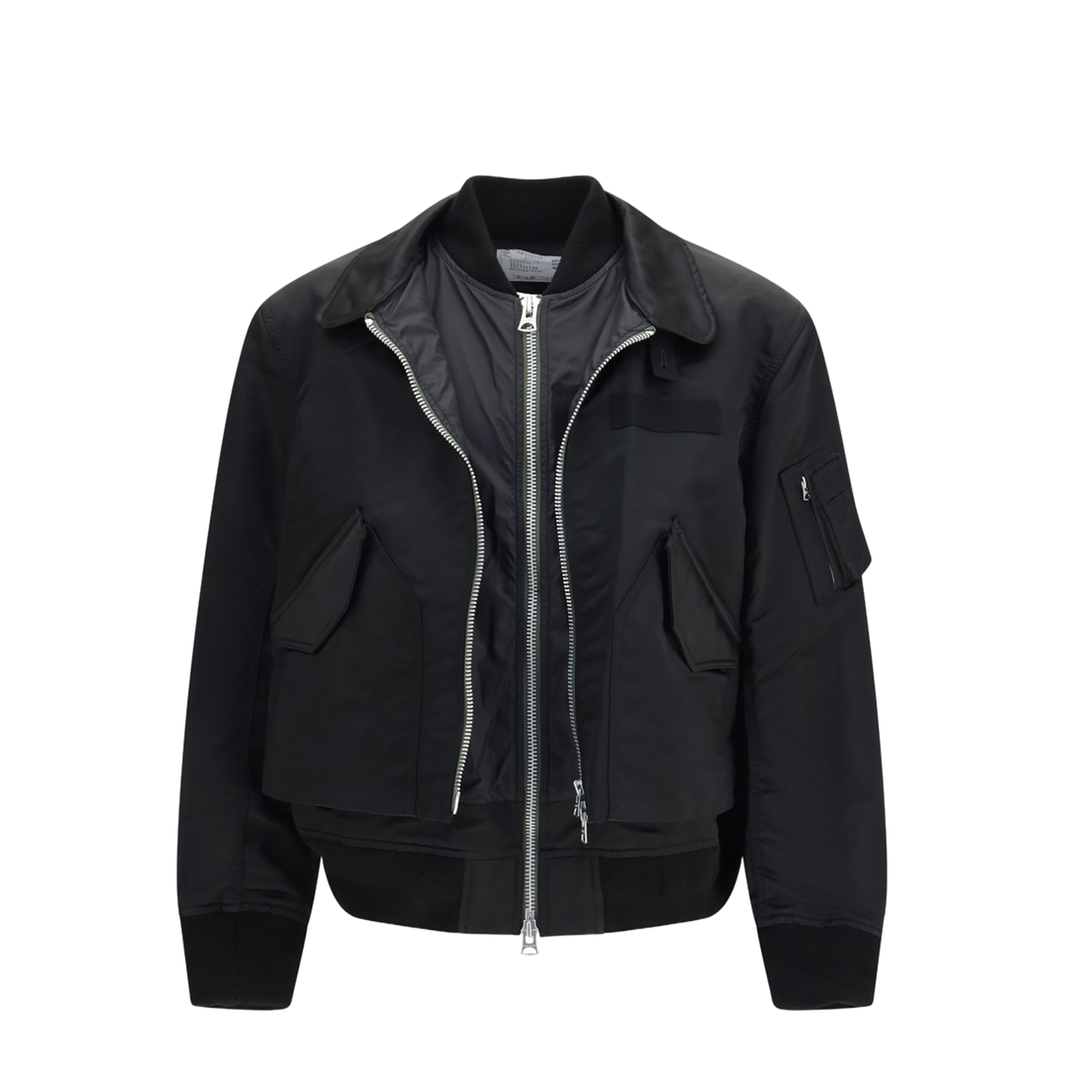 Cotton Chino and Nylon Twill Double Jacket - Image 1