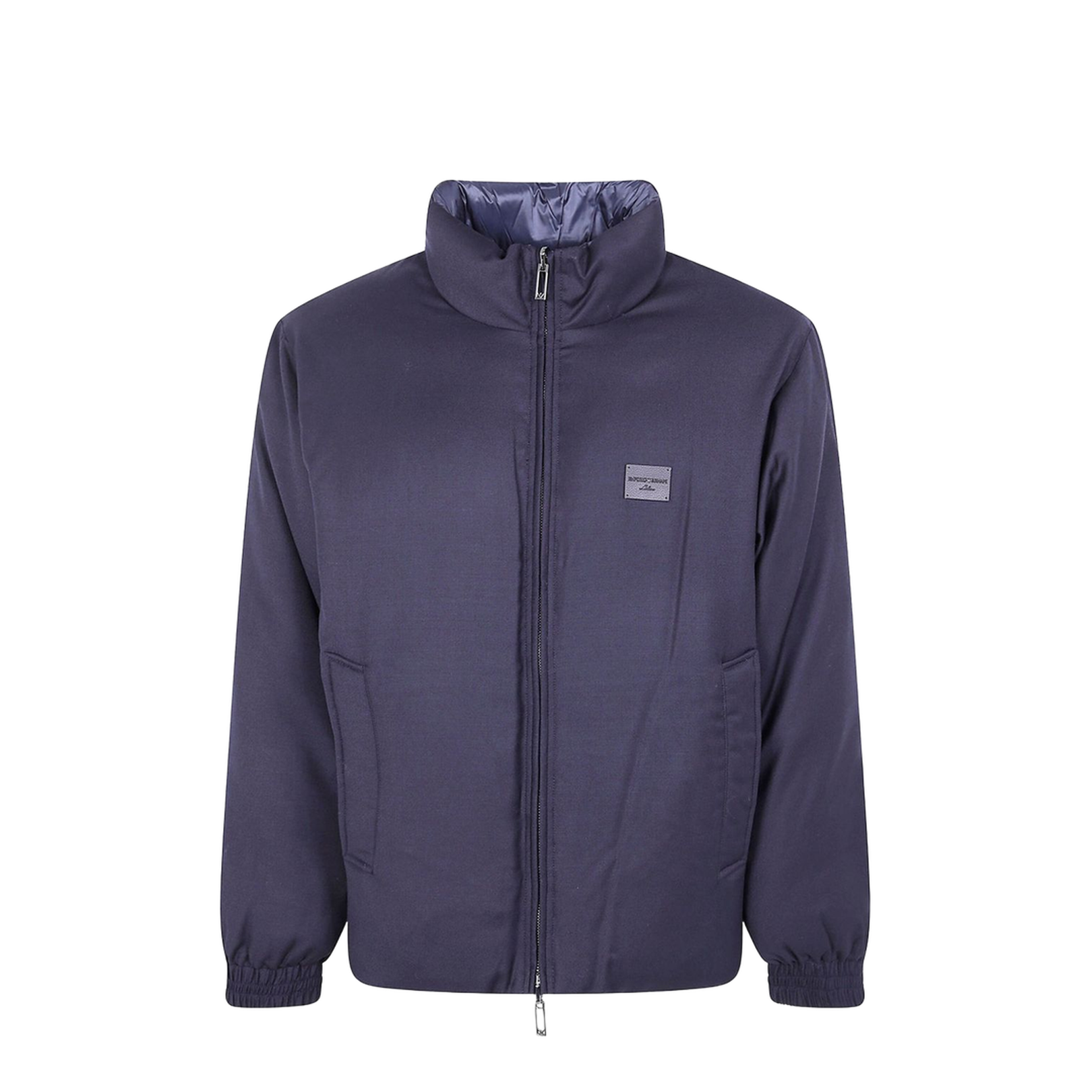 Reversible Wool-Blend Twill Down Jacket - Image 1
