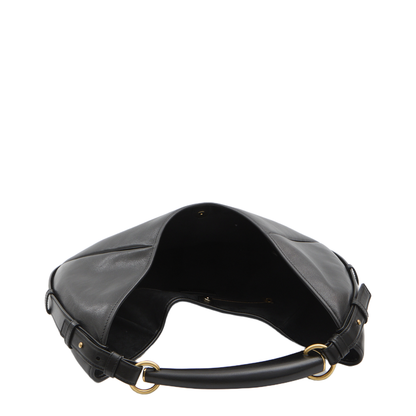 Mombasa Medium Padded Calfskin Hobo Bag - Black - Image 4