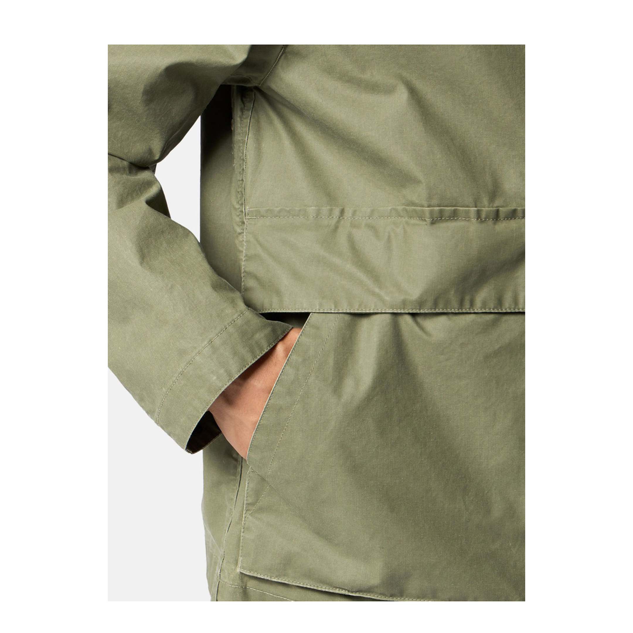 WAXED PIGMENT COTTON TELA COACH JACKET - Image 4