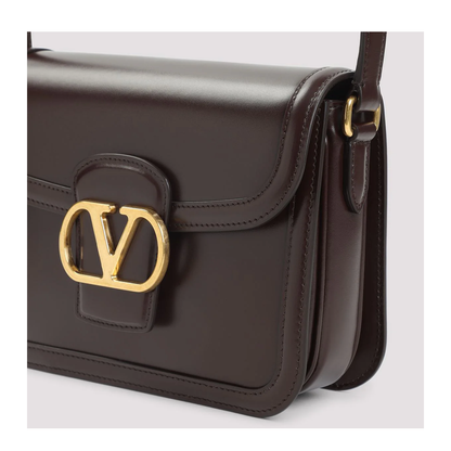 Foldover Top Shoulder Bag Oak Brown - Image 3