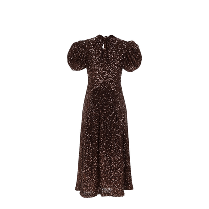 Midi Dress With Sequins - Image 3