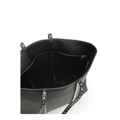 Rockstud Leather Tote Bag - Image 4