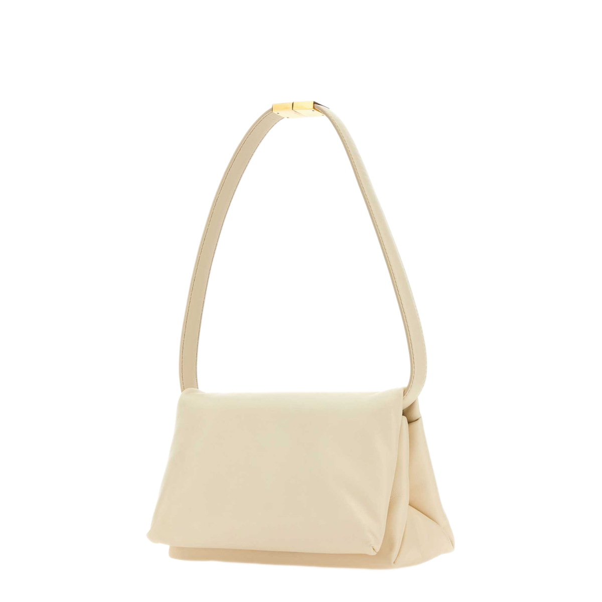 Prisma Small Calf Leather Shoulder Bag - Ivory - Image 2