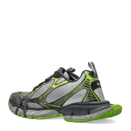 3XL Trainers in White Grey Green Yellow - Image 5