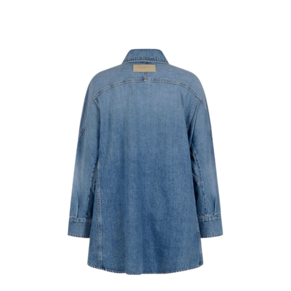 Cocoon Denim Shirt - Image 2