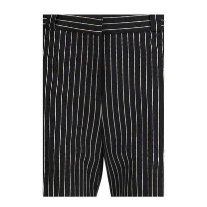 Striped Wool and Cotton Pant - Image 3