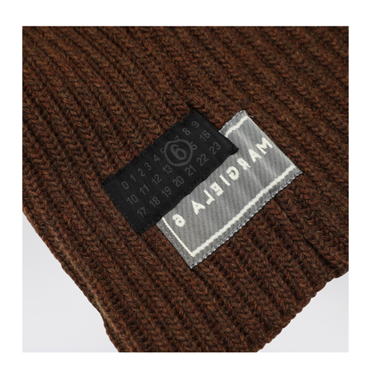 Brown Wool-Blend Hood - Image 2