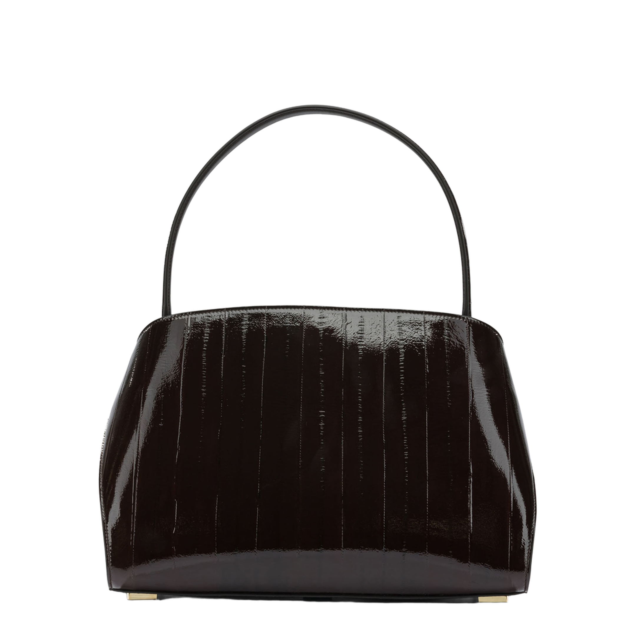 Hug Soft Medium Suede Shoulder Bag - Dark Brown - Image 3