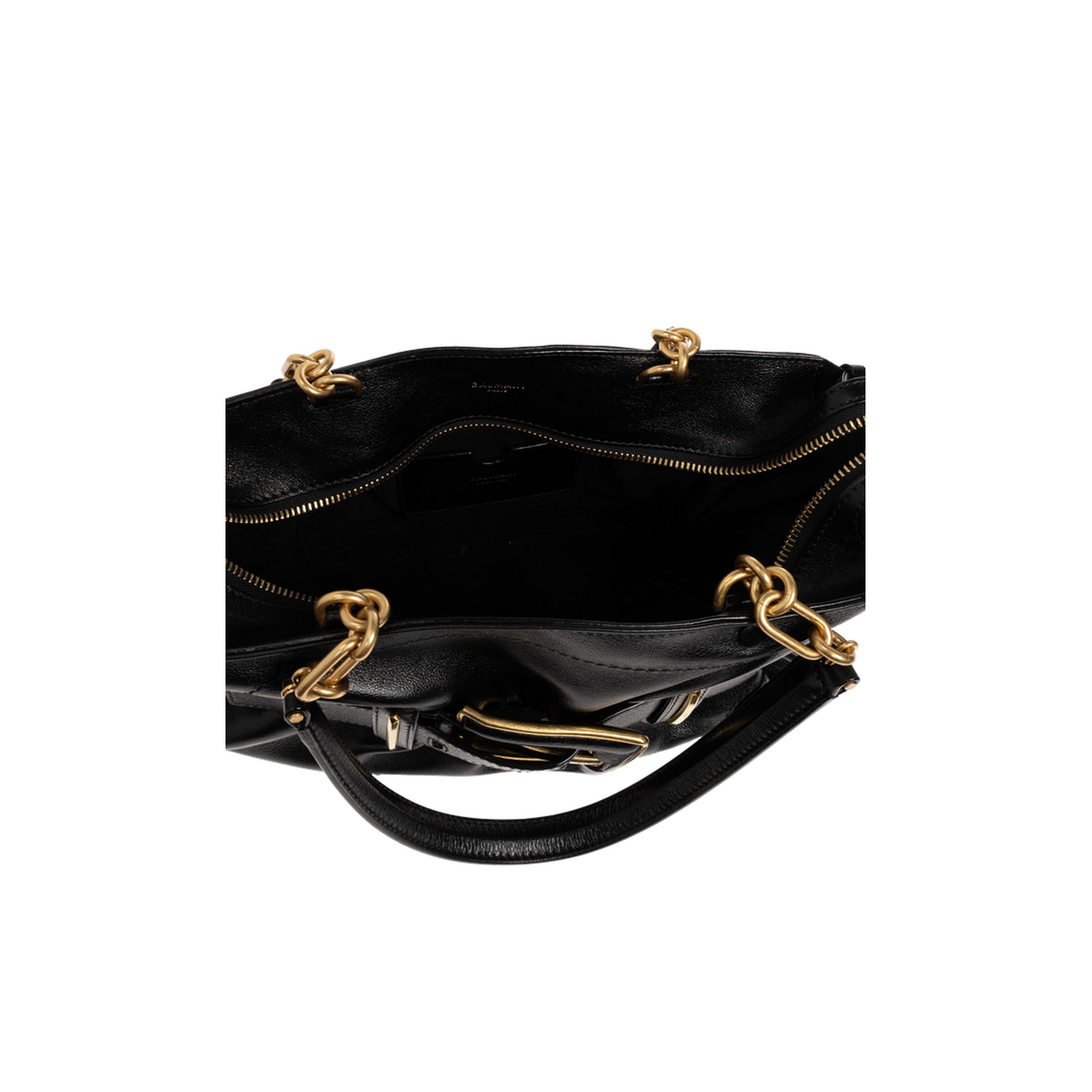 Anthem Medium Calfskin Shoulder Bag - Black - Image 3