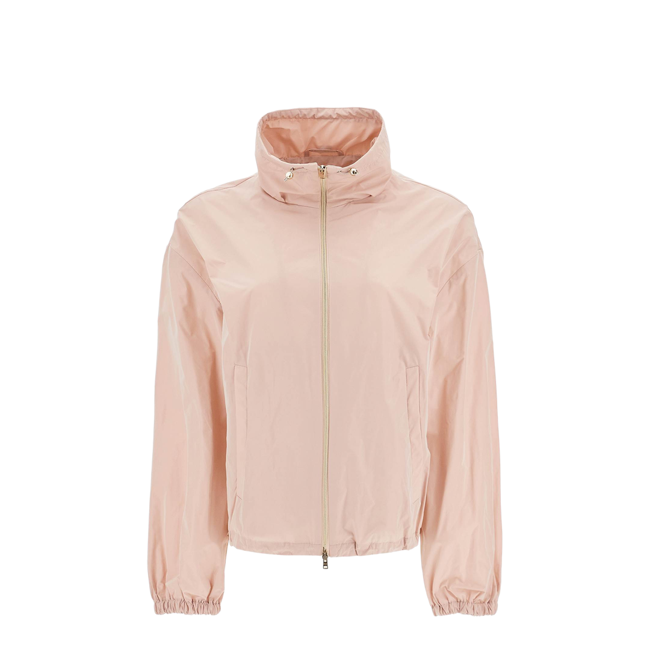 Short Pink Techno Taffeta Jacket - Image 1