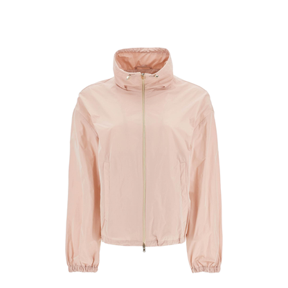 Short Pink Techno Taffeta Jacket - Image 1